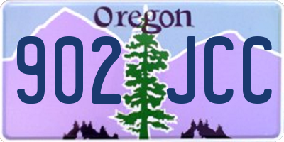 OR license plate 902JCC