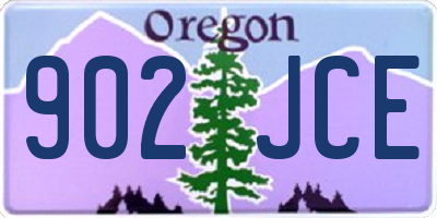 OR license plate 902JCE