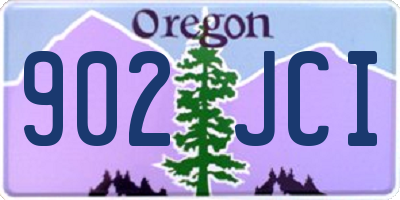 OR license plate 902JCI