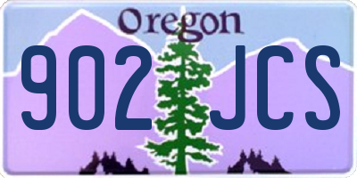 OR license plate 902JCS