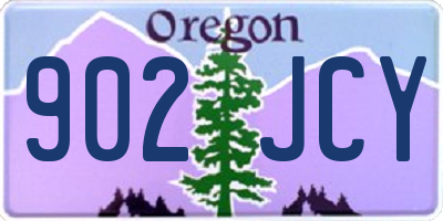 OR license plate 902JCY