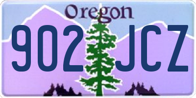 OR license plate 902JCZ