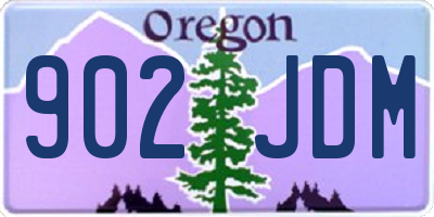OR license plate 902JDM
