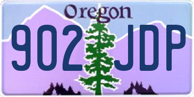 OR license plate 902JDP