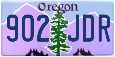 OR license plate 902JDR