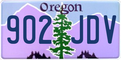 OR license plate 902JDV