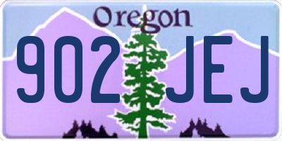 OR license plate 902JEJ