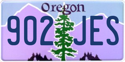 OR license plate 902JES