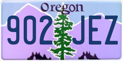 OR license plate 902JEZ