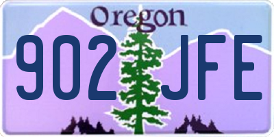 OR license plate 902JFE