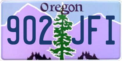 OR license plate 902JFI