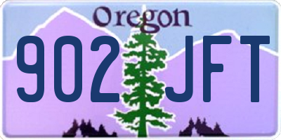 OR license plate 902JFT