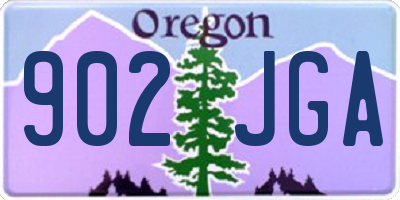 OR license plate 902JGA