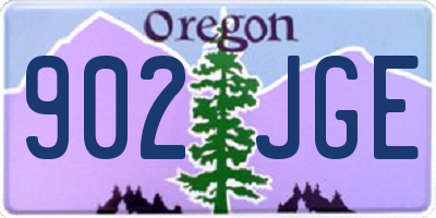 OR license plate 902JGE