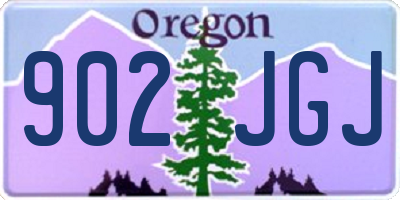 OR license plate 902JGJ