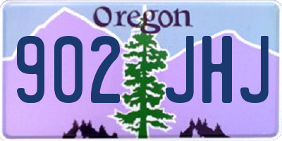 OR license plate 902JHJ