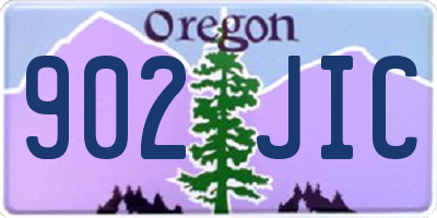 OR license plate 902JIC
