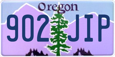 OR license plate 902JIP