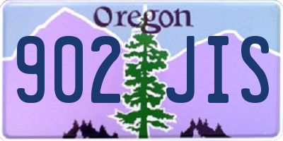 OR license plate 902JIS