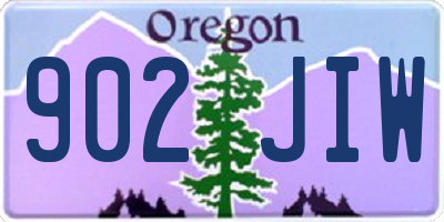 OR license plate 902JIW