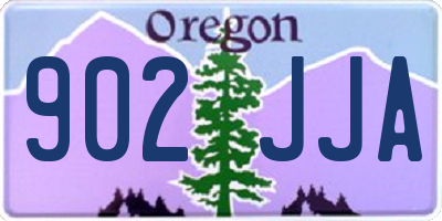 OR license plate 902JJA