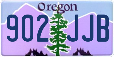 OR license plate 902JJB