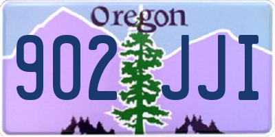 OR license plate 902JJI