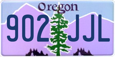 OR license plate 902JJL