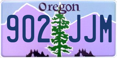 OR license plate 902JJM