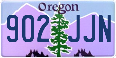 OR license plate 902JJN