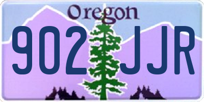 OR license plate 902JJR