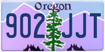 OR license plate 902JJT