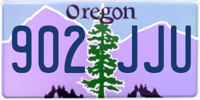 OR license plate 902JJU