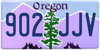 OR license plate 902JJV