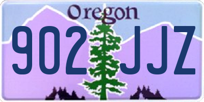 OR license plate 902JJZ