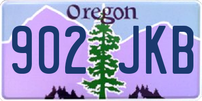 OR license plate 902JKB