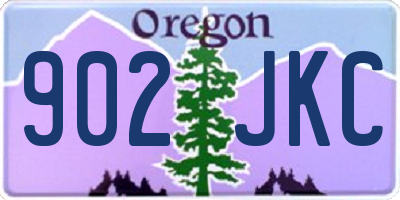 OR license plate 902JKC