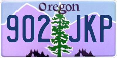 OR license plate 902JKP