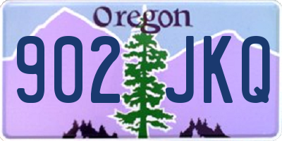 OR license plate 902JKQ