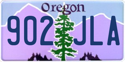 OR license plate 902JLA