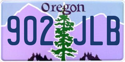 OR license plate 902JLB