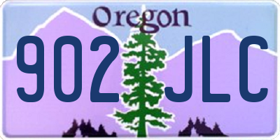 OR license plate 902JLC