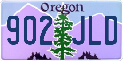 OR license plate 902JLD