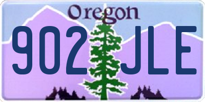 OR license plate 902JLE