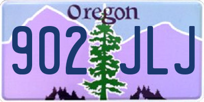 OR license plate 902JLJ