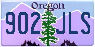 OR license plate 902JLS