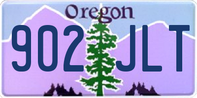 OR license plate 902JLT