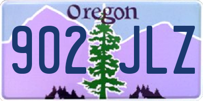 OR license plate 902JLZ