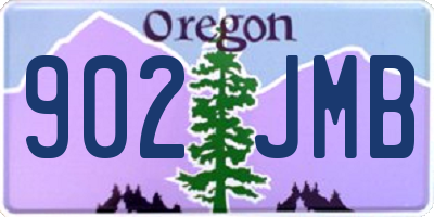 OR license plate 902JMB