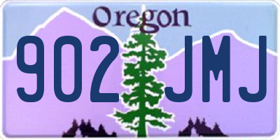 OR license plate 902JMJ